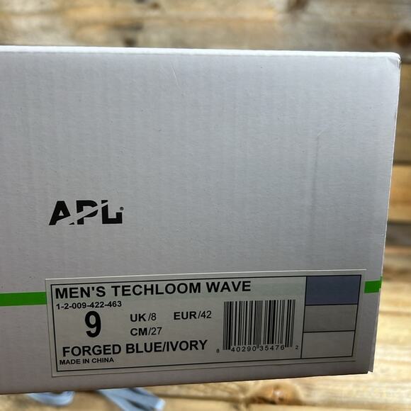 APL Men's Techloom Wave Sneakers - Forged Blue/Ivory - 9 - New in box - Picture 8 of 8